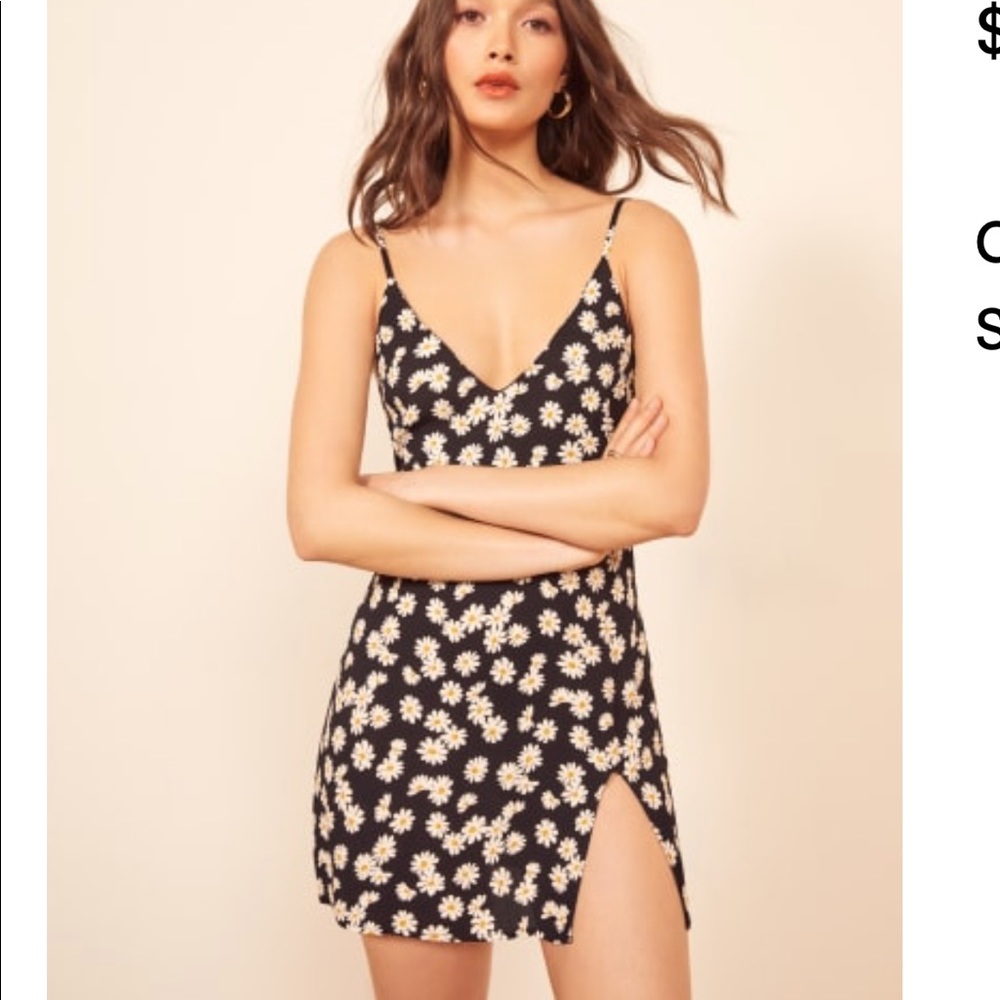 Reformation daisy print dress